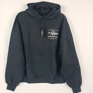 NWT Cold Culture Unisex Sparkly Hoodie Black Sz M - Picture 1 of 6