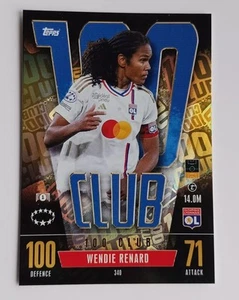 Wendie Renard Match Attax EXTRA 2023/2024 100 CLUB Champions League 23/24 - Picture 1 of 2