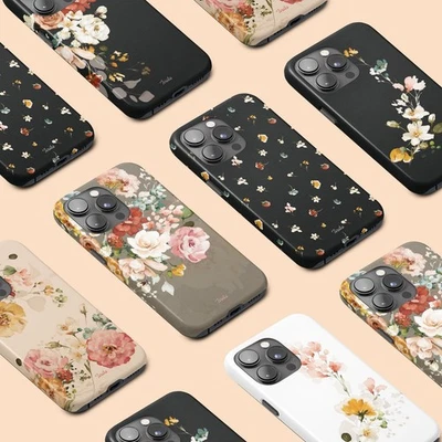 Персонализированный чехол для телефона iPhone 17 16 15 14 13 Pro Max цветочный сад - Изображение 1 из 4