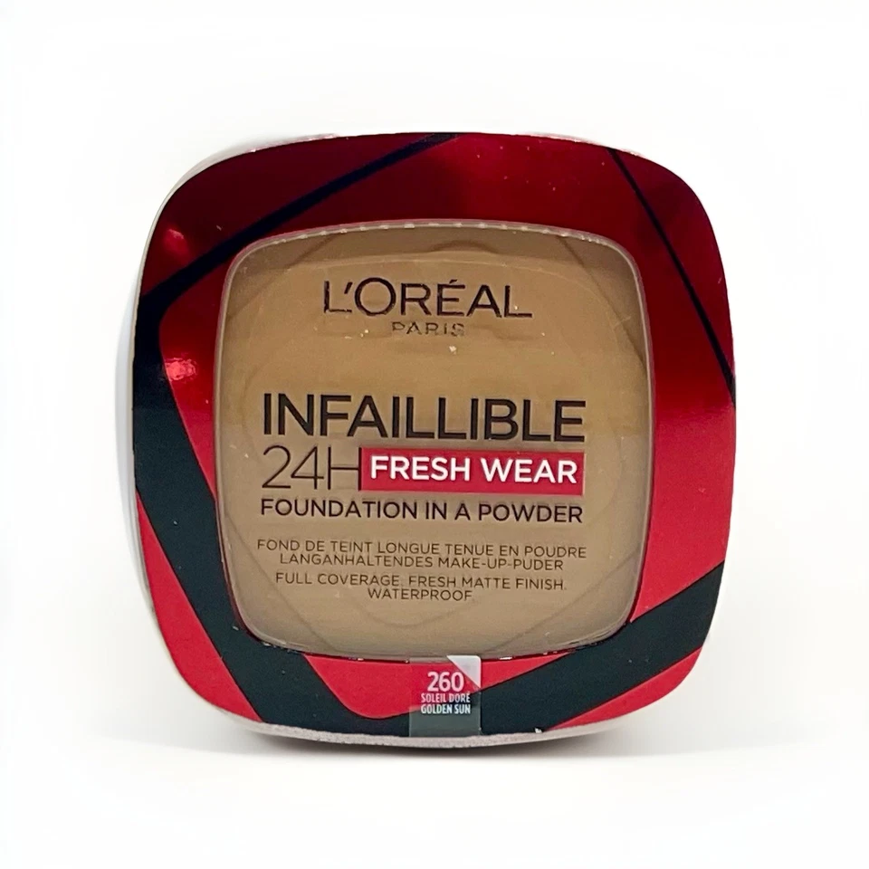 L’oreal Infaillible 24H Fresh Wear Foundation In A Powder 260 Golden Sun & Neu - Bild 1 von 2