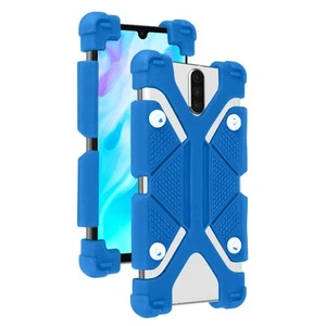 Universal shock-resistant bumper case for 4.7"– 5.3" Smartphones, with kickstand - Picture 1 of 6