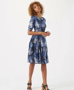 Jigsaw CAMO Floral Silk Dress UK 16, BNWT, A-Line, Summer Occasion Wedding Party - Picture 1 of 15