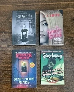 Zuru Mini Marken Buch 4 Stück Gänsehaut Vampire Diaries Hollow City Fremder  - Bild 1 von 4