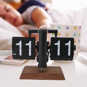 Digital Flip Desk Clock Retro Mechanical Auto Flip Down Clock for Living Room - Picture 1 of 18