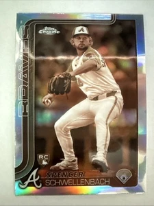 2025 Topps Chrome - Spencer Schwellenbach #203 rifrattore seppia (RC) - Foto 1 di 2