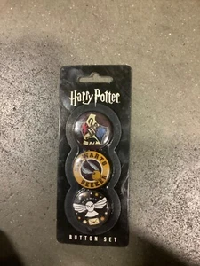 Bioworld Harry Potter 3 piece Button set - Picture 1 of 1