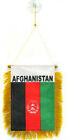 Vente en gros lot 3 mini drapeau afghan 4"x6" bannière de fenêtre avec ventouse 