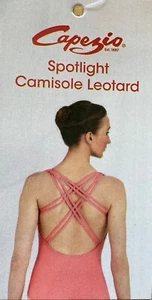 Neu mit Etikett Capezio TB200W Spotlight Camisole Trikot pink Größe Medium NEU - Bild 1 von 8