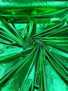 Metallic Lame Foil/ Polyester Fabric/Stretch Fabric/Light Weight By Yard - Picture 1 of 2