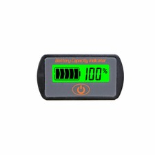 Car Battery Capacity LCD Voltmeter Lead-acid Indicator Parts Accessory