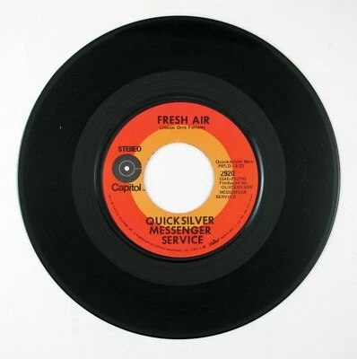 QUICKSILVER MESSENGER SERVICE Fresh Air/Freeway Flier 7IN 1970 PSYCH ROCK NM- - Image 1 of 3