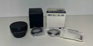 Videokamera Tele Konvertierung Objektiv-Tokina Konverter VC-2.0 Objektiv 2,0x Zoom - Bild 1 von 8