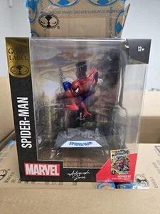 Autograph Series Marvel Spider-Man Figure Todd McFarlane Signed Gold Label NEW - Picture 1 of 2