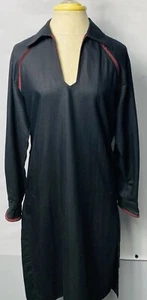 Vintage indyjska sukienka czarna unisex - Zdjęcie 1 z 3