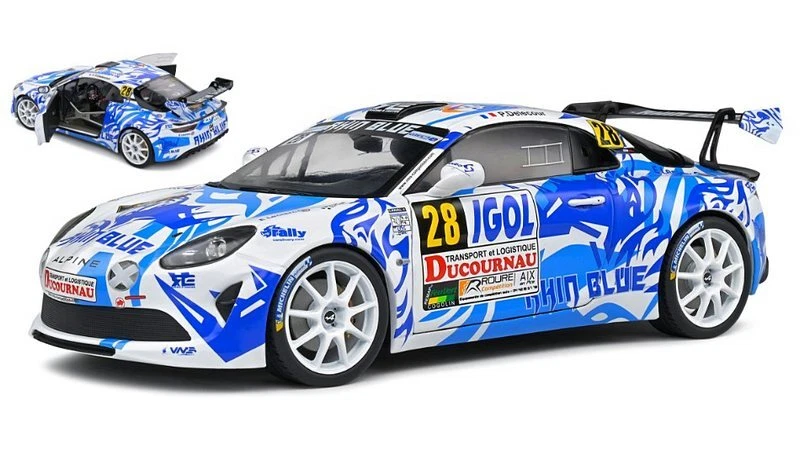 Alpine A110 Rally du Var 2021 Delecour-De Castelli 1:18 SOLIDO 1801624 - Immagine 1 di 1