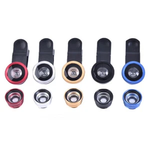 Phone Lens Generic Camera for Smartphone Wide Angle Fisheye Lens and Clip - Zdjęcie 1 z 14