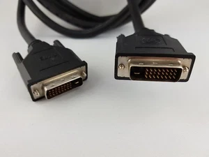 DVI Monitor Kabel DVI 24+1 Stecker Dual Link DVI-D Stecker > DVI-D Stecker GUT - Bild 1 von 1