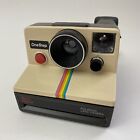Vintage Polaroid One Step Land Camera Rainbow Stripe - Sears Special - Untested