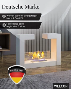 Ethanol Kamin WELCON Göteborg weiß - Bild 1 von 6