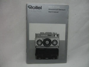 ROLLEI 35 CLASSIC fototechnic Instruction Manual - Picture 1 of 4