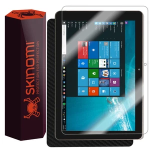 Skinomi TechSkin - Carbon Fiber Skin & Screen Protector Nextbook Flexx 9 8.9"