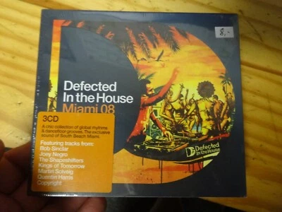 CD NEU VERSCHWEISST Defected in the House Miami 08  3 CDS Nr.386 - Bild 1 von 2