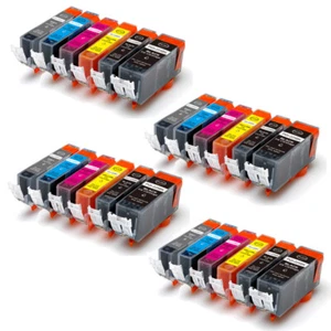 Ink Cartridges + smartchip for PGI-225 CLI-226 Pixma MG6120 MG6220 MG8120 MG8220 - Picture 1 of 18