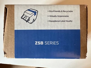 NEW ZEBRA ZSB-DP14N 2.25" X 4.0" REPLACEMENT LABEL CATRIDGE ZSB-LC4 - Picture 1 of 5