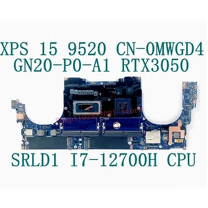 Per Dell XPS 15 9520 scheda madre computer portatile i7-12700H RTX3050 CN-0MWGD4 testata OK - Foto 1 di 3