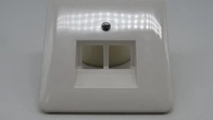 Jung 05690373 Abdeckung Netzwerk / UAE 2 fach creme/ weiß - Bild 1 von 5