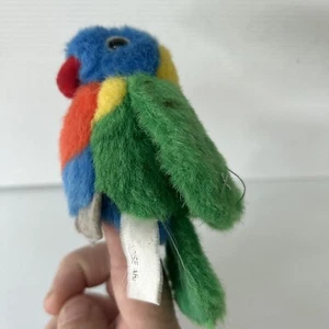 Animal Hand Puppet Finger Puppet Soft Plush Zoo Family Children's Toys Parrot - Picture 1 of 12