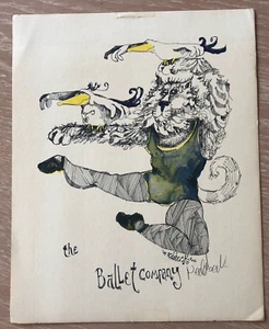 RARE DON NEDOBECK 1935-2020 PENCIL SIGNED "the Ballet Company" 1976 Lion Print - Picture 1 of 4