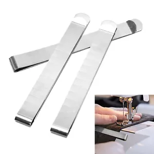 5/20Pcs Metal Hemming Clips Sewing Crimping Clip for Hemming Clothing Curtains - Picture 1 of 6