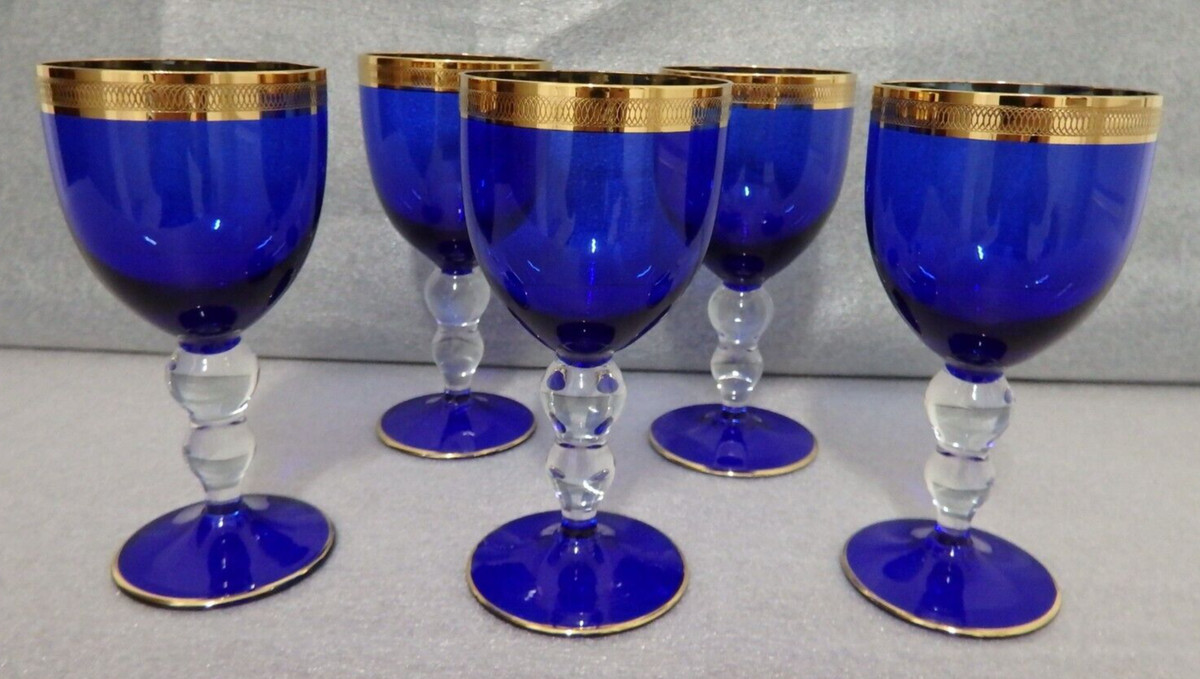 B.BOHEMIAN Wein Gläser Set 4 Stück - 430ml Kristallglas Ultraleicht