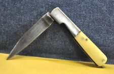 "Pradel" C.L  Vintage  Rare  White  Bone Handle  French  Folding knife  c.1951's