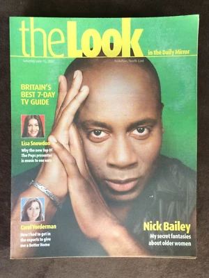 THE LOOK mag 15/6/2002 NICK BAILEY Debra Stephenson Kate Buffery Ricky Tomlinson - Image 1 of 2