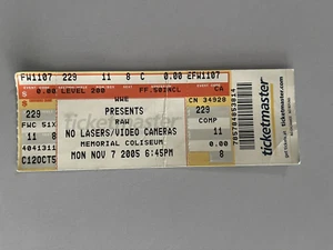 WWE World Wrestling Entertainment Raw Ticket Stub 2005 - Bild 1 von 5