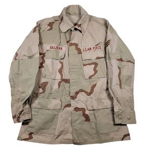 US Air Force Desert Sand Camouflage Jacket Men's Sz Medium Long 8415-01-327-5309 - Picture 1 of 6