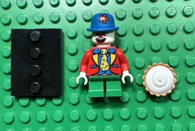 Lego Small Clown Minifigure CMF Collectible Minifigure Series 5 8805 w/ Pie - Image 1 of 2