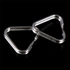 4Pcs Replacement Chrome Finish Split Ring Camera Strap Triangle Rings Hook
