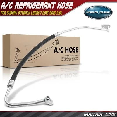 Linha de sucção de mangueira de refrigerante AC para Subaru Outback Legacy 2015-2016 H6 3,6L - Imagem 1 de 4