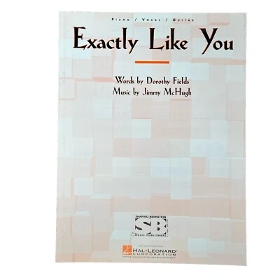 Exactly Like You Sheet Music Piano Vocal Guitar Jimmy McHugh New Hal Leonard - Image 1 of 4