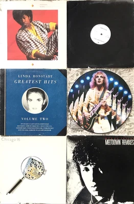 Peter Frampton picture disc+Chicago/Joan Armatrading/LINDA Ronstadt/Steve Taylor - Image 1 of 4