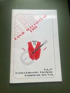 Vintage Banjo Spectacular 1981 Hofstra University Playhouse Hempstead NY Program - Picture 1 of 8