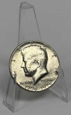 1776-1976 -D Kennedy Bicentennial Half Dollar DDO DDR Filled Mint Mark Errors - Image 1 of 4