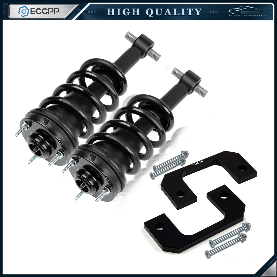 1/2" Front Leveling Kit & Front Complete Struts For Chevrolet Silverado Tahoe - Imagem 1 de 4