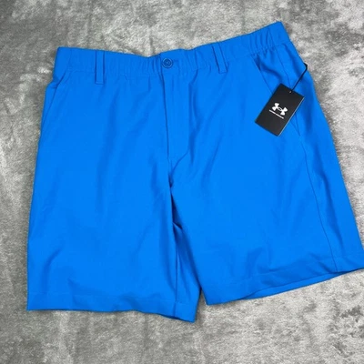 Pantalones Cortos de Golf Under Armour Drive 8" Para Hombres 36 Azul Real Poliéster Elastizados Nuevos con Etiquetas Foto 1 de 4