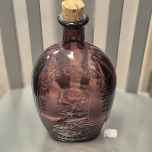Wheaton Purple Washington The Father of His Country 8” Bottle - Picture 1 of 7