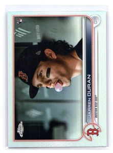 2022 Topps Chrome Jarren Duran SP GOMA VARIACIÓN IMAGEN REFRACTOR RC #113 Red Sox - Imagen 1 de 1