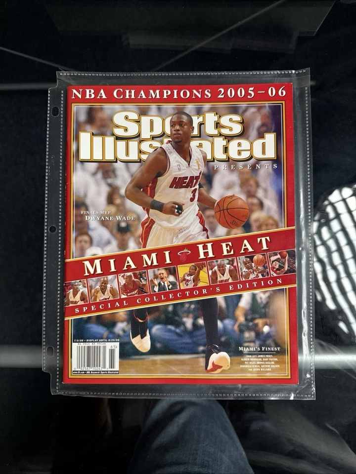 Revista Sports Illustrated 2005 2006 edición conmemorativa Dwyane Wade Miami Heat Foto 1 de 1